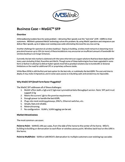 Business Case 2022